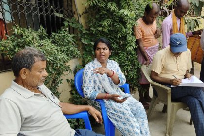 कृषी मन्त्री ज्वाला साहद्वारा आफ्नो निर्वाचन क्षेत्रका जनतासंग अन्तक्रिया